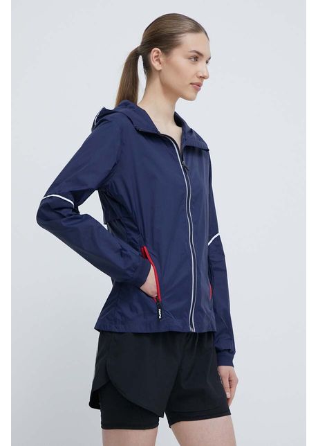 Fila windbreaker rubiera culoarea albastru marin de tranzitie