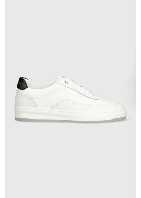 Filling pieces sneakers din piele mondo crumbs culoarea alb