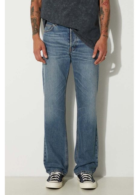 Fiorucci jeansi mid blue regular fit jeans barbati m01fpdje071dn01dn02