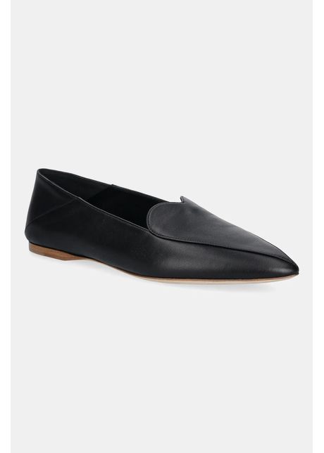 Fiorucci mocasini de piele Leather Heart Loafers culoarea negru, cu toc plat, W02SMASH413LE01BK01