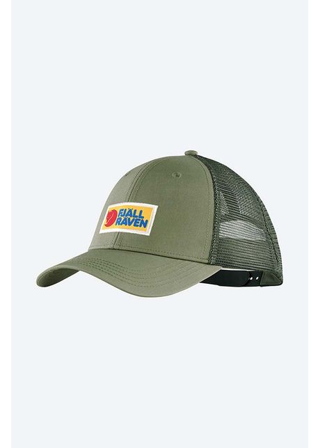 Fjallraven apc vardag culoarea verde cu imprimeu f78139