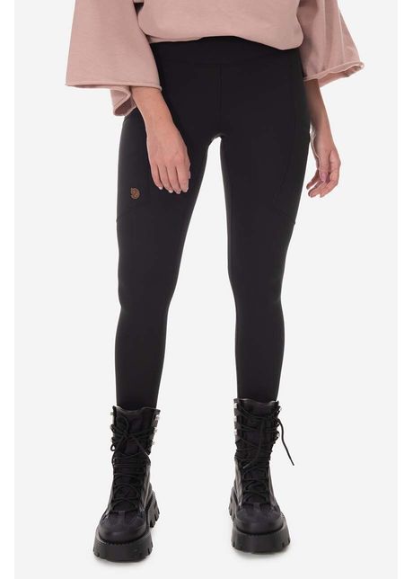 Fjallraven colan i abisko abisko tights femei culoarea negru uni f84773