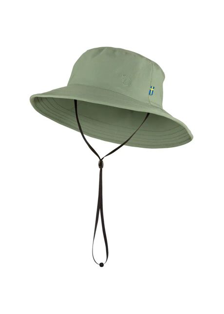 Fjallraven palarie abisko culoarea verde f77406