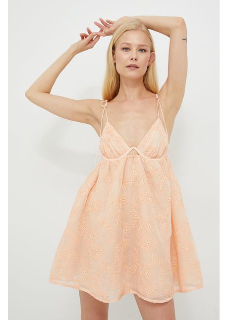 For love lemons rochie culoarea portocaliu mini evazat