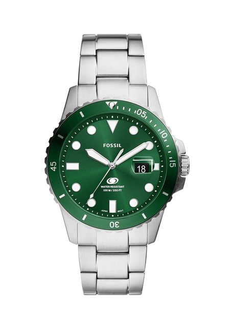 Fossil ceas barbati culoarea argintiu