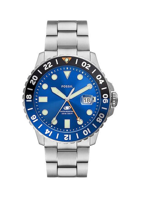 Fossil ceas barbati culoarea argintiu