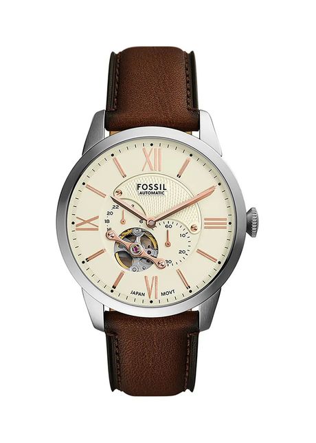 Fossil ceas barbati culoarea argintiu me3266