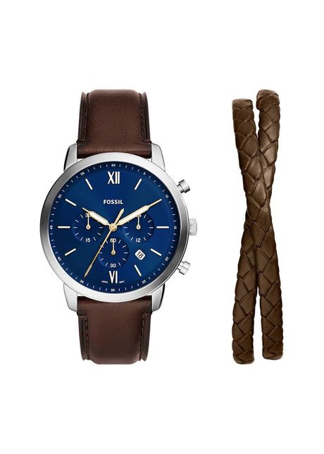 Fossil ceas barbati culoarea maro