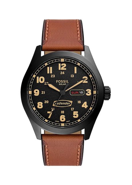 Fossil ceas barbati culoarea maro