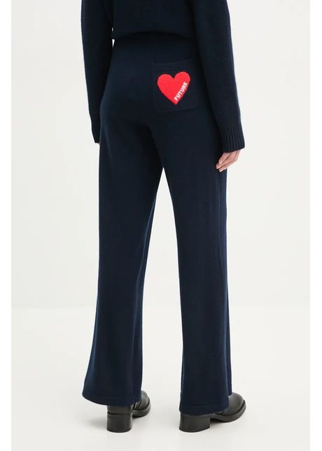 From future pantaloni de trening din ca mir culoarea albastru marin cu imprimeu wjo01388