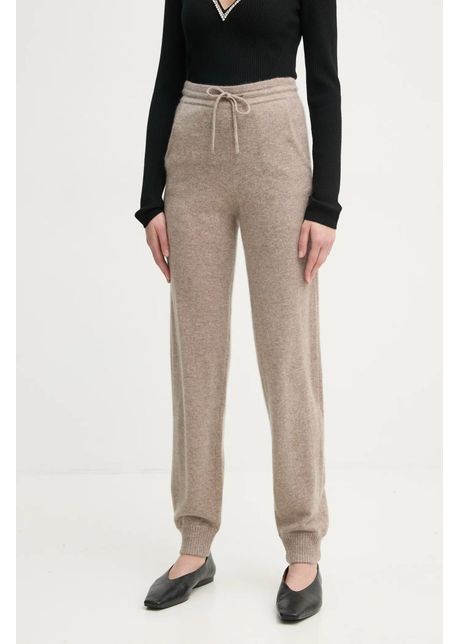 From future pantaloni de trening din ca mir culoarea bej neted wjo00006