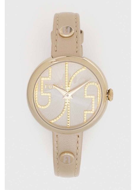 Furla ceas ww00005013l2 femei culoarea bej