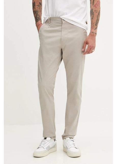 G star pantaloni culoarea bej mulat d26336 d921