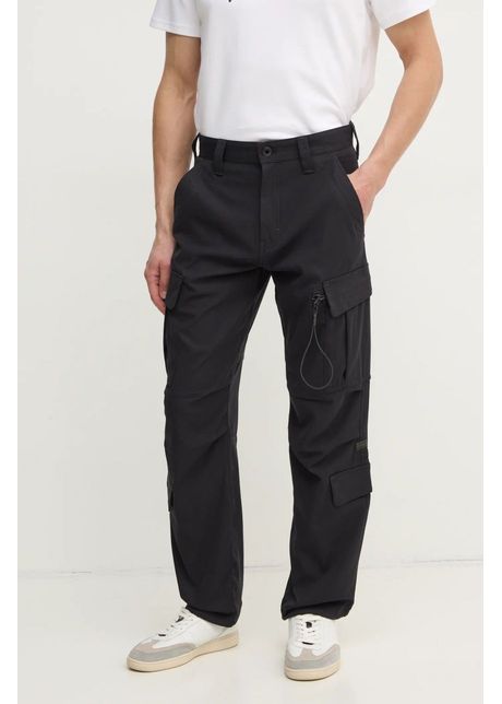 G star raw pantaloni barbati culoarea negru drept d23677 d517