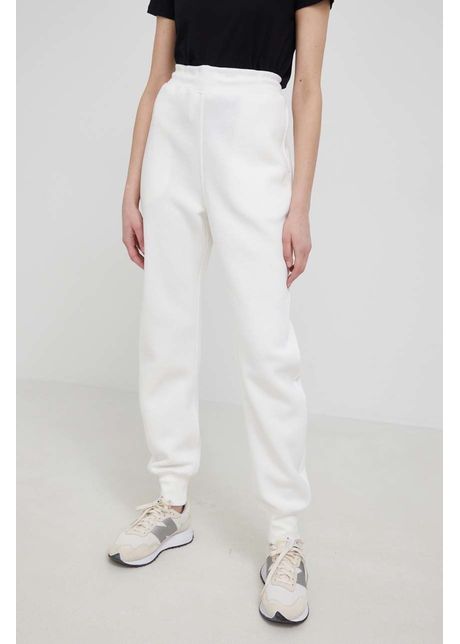 G star raw pantaloni de trening culoarea alb neted
