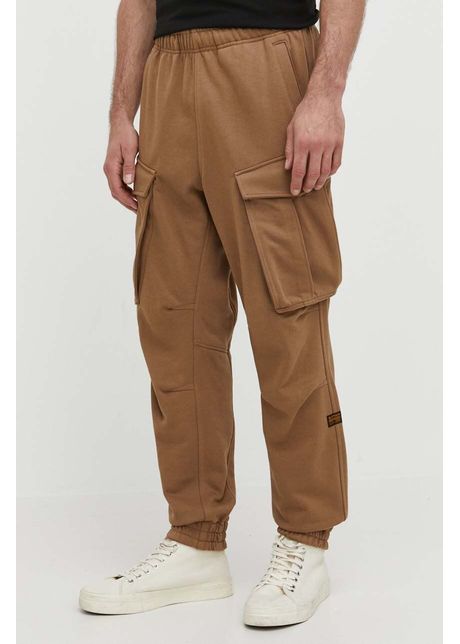 G star raw pantaloni de trening culoarea bej neted