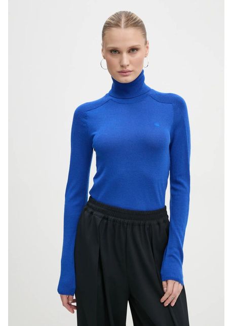 G star raw pulover de lana femei light cu guler d25510 d847