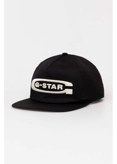 G star raw sapca culoarea negru cu imprimeu