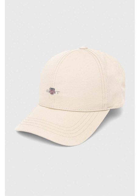 Gant apc de baseball din bumbac culoarea bej cu imprimeu