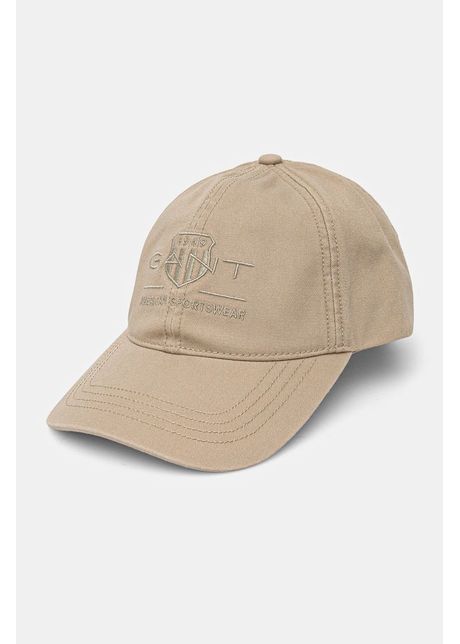 Gant apc de baseball din bumbac culoarea bej cu imprimeu