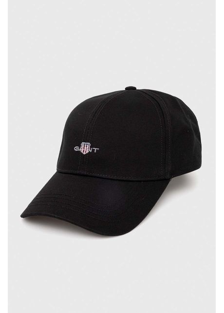 Gant apc de baseball din bumbac culoarea negru cu imprimeu