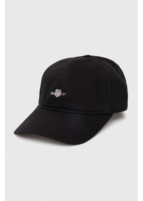 Gant apc de baseball din bumbac culoarea negru cu imprimeu