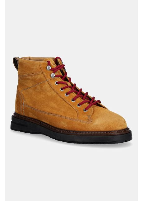Gant botine de piele întoarsă Hillprep culoarea galben, 31643122