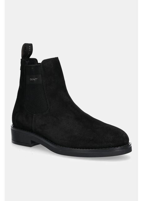 Gant botine din piele întoarsă Prepdale culoarea negru, 31653106