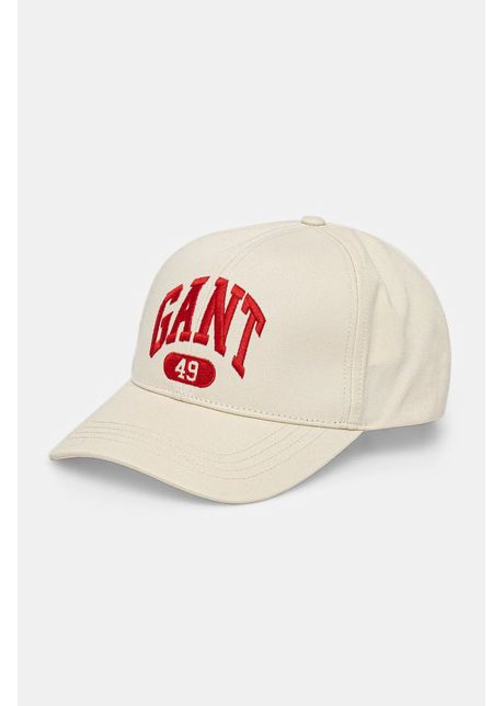 Gant c ciul culoarea bej cu imprimeu 9900261