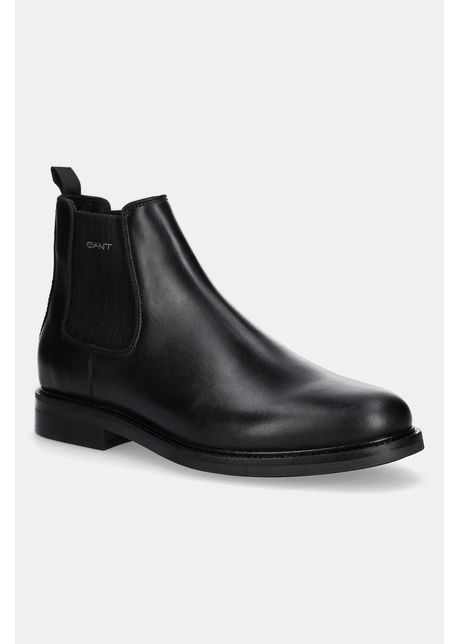 Gant ghete chelsea de piele St Fairkon culoarea negru, 31651089