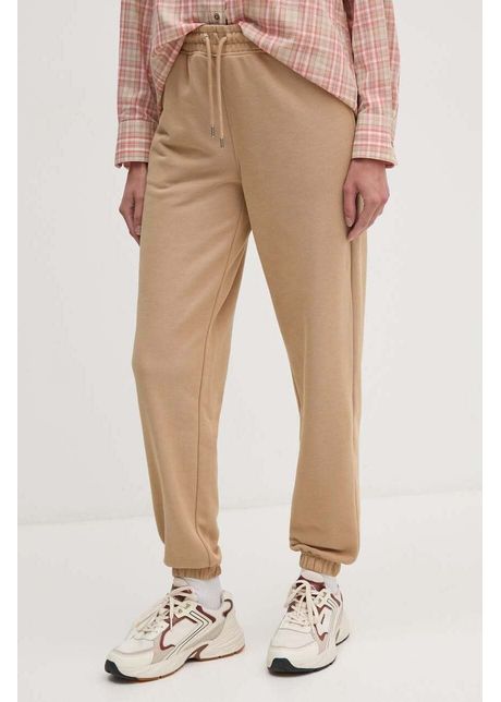 Gant pantaloni de trening culoarea bej melanj