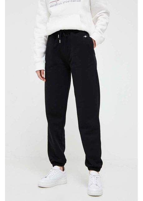 Gant pantaloni de trening culoarea negru melanj