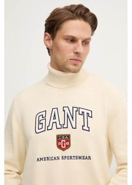 Gant pulover b rba i culoarea bej 8030224