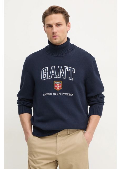 Gant pulover b rba i culoarea bleumarin 8030224