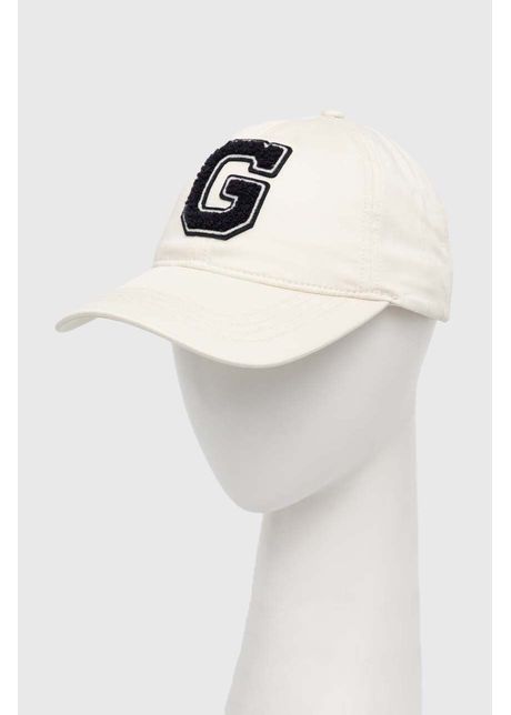 Gant sapca culoarea bej cu imprimeu 4900085