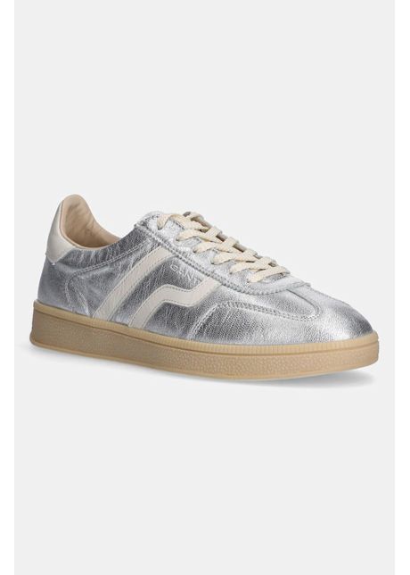 Gant sneakers din piele cuzima culoarea argintiu 30531955 g80