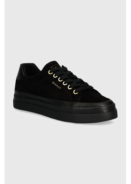 Gant sneakers din piele intoars avona culoarea negru 29533678 g00