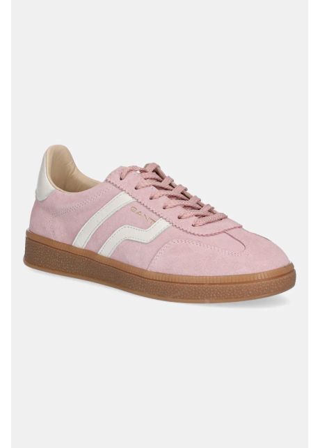 Gant sneakers din piele intoars cuzima femei culoarea roz 31533042 g54