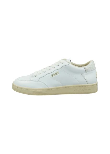 Gant sneakers din piele prepus culoarea alb 30631901 g29