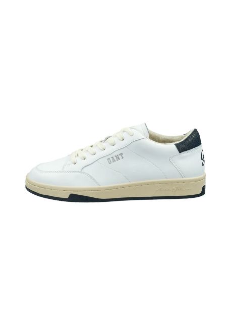 Gant sneakers din piele prepus culoarea alb 30631901 g316