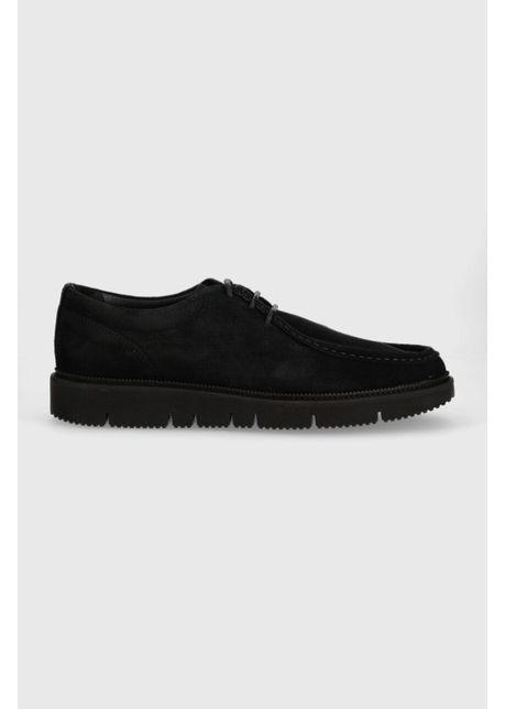 Garment project pantofi de piele intoarsa eilo vibram low barbati culoarea negru gp2469