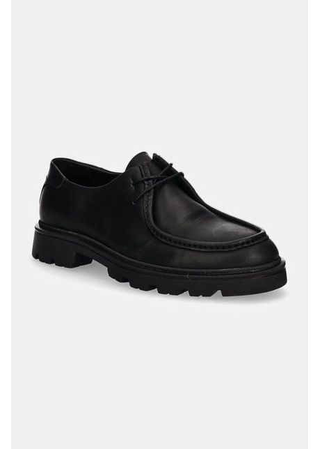 Garment project pantofi de piele minnesota low barbati culoarea negru gpf2584