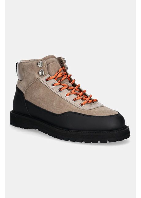 Garment project pantofi de piele ntoars olaf lace up boot b rba i culoarea maro gpf2606