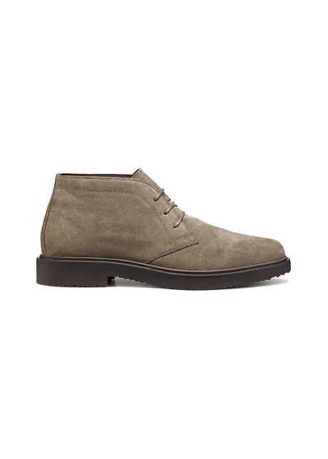 Geox botine de piele întoarsă U MASSIMIANO culoarea maro, U46H9A 00022 C6029