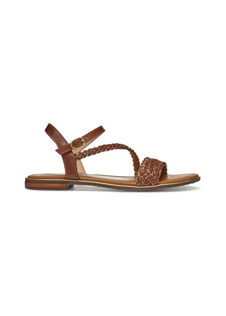 Geox sandale de piele d sozy plus femei culoarea maro d55dqd 081ky c5f2l