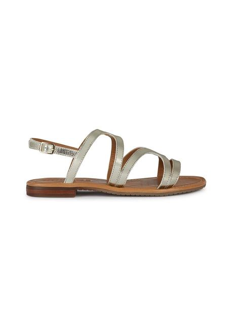 Geox sandale de piele D SOZY S Y femei, culoarea auriu, D45LXY 000N6 C2012