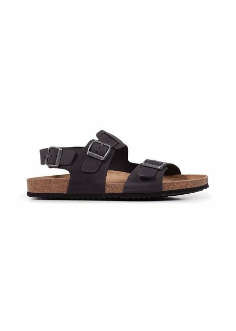 Geox sandale din piele intoarsa u sandal ghita a barbati culoarea negru u159va 00032 c9999