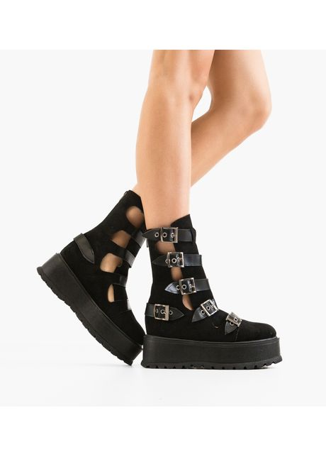 Ghete dama stripe negre 3
