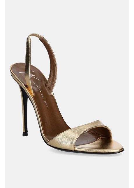 Giuseppe zanotti pantofi cu toc clandestino culoarea auriu e500000 001