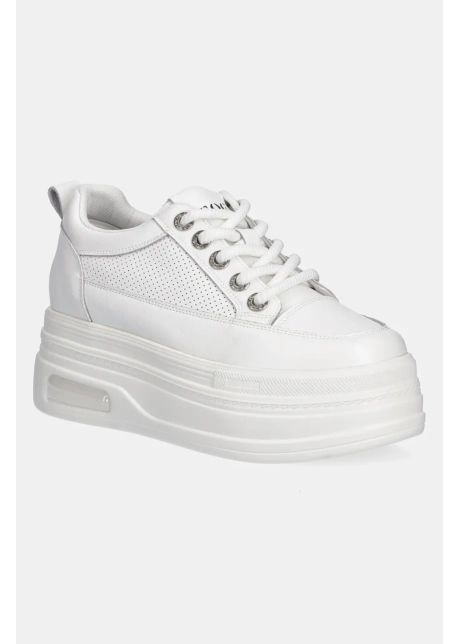 Goe sneakers din piele femei culoarea alb rr2n4084